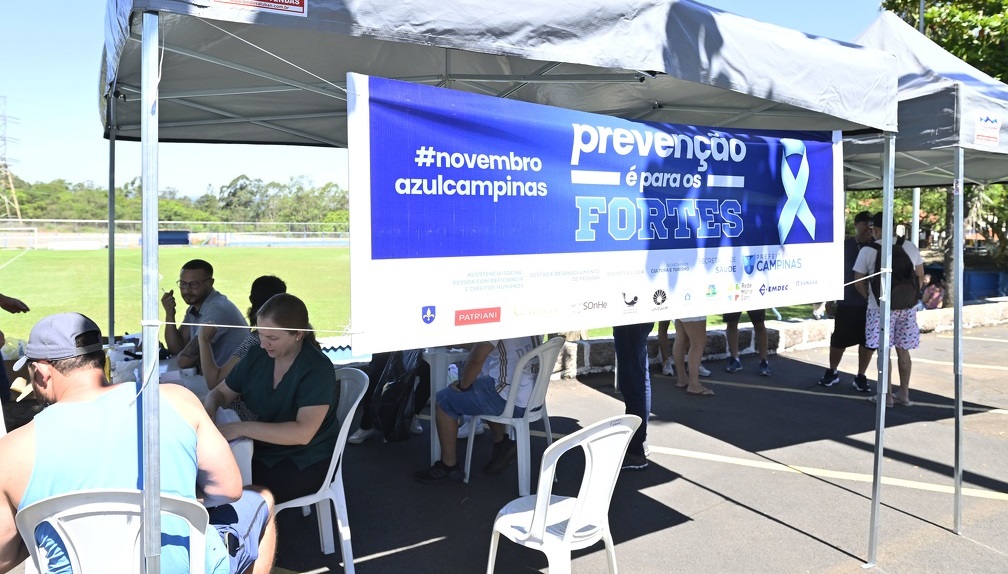 Durante a campanha Novembro Azul, a Saúde de Campinas tem realizado várias ações de conscientização