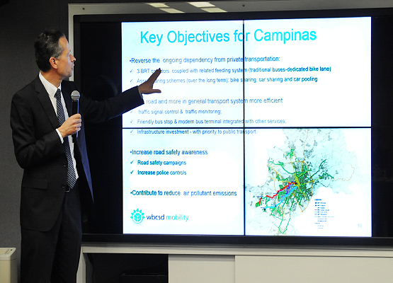 Co-presidente do projeto WBCSD, Stephan Herbst