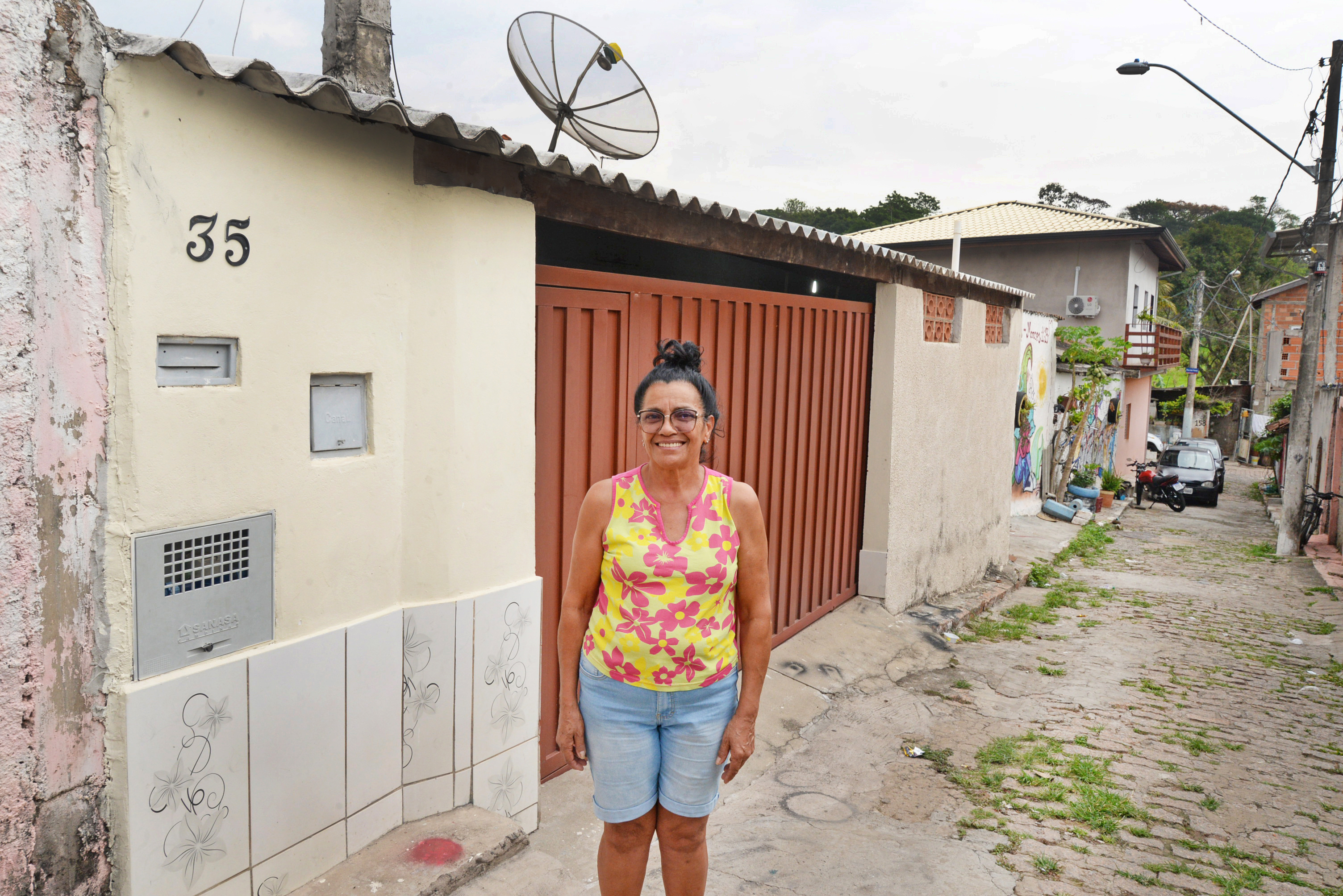 A aposentada Marlene Dias: ansiedade enorme