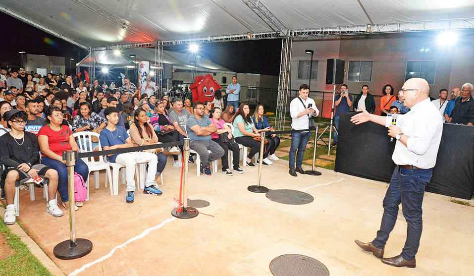 Prefeito fala em evento