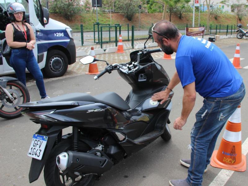 Motociclistas aprovaram a blitz educativa