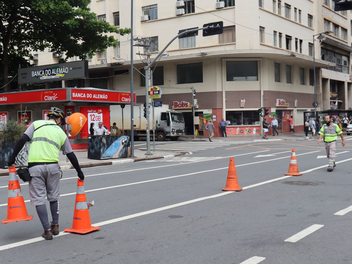 Para a realização do trabalho: não haverá impacto em linhas do transporte coletivo 