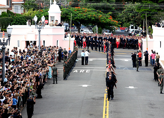 Alunos da Escola de Cadetes