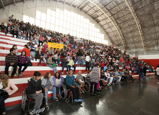 Público participou ativamente