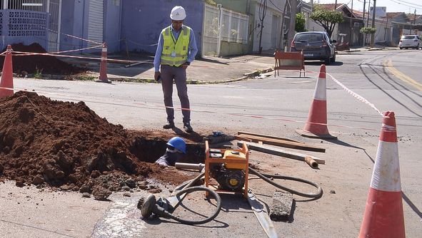 Nova rede de água do Santa Lúcia é parte do plano de substituição de 450 km de tubulações, em toda cidade, até 2024