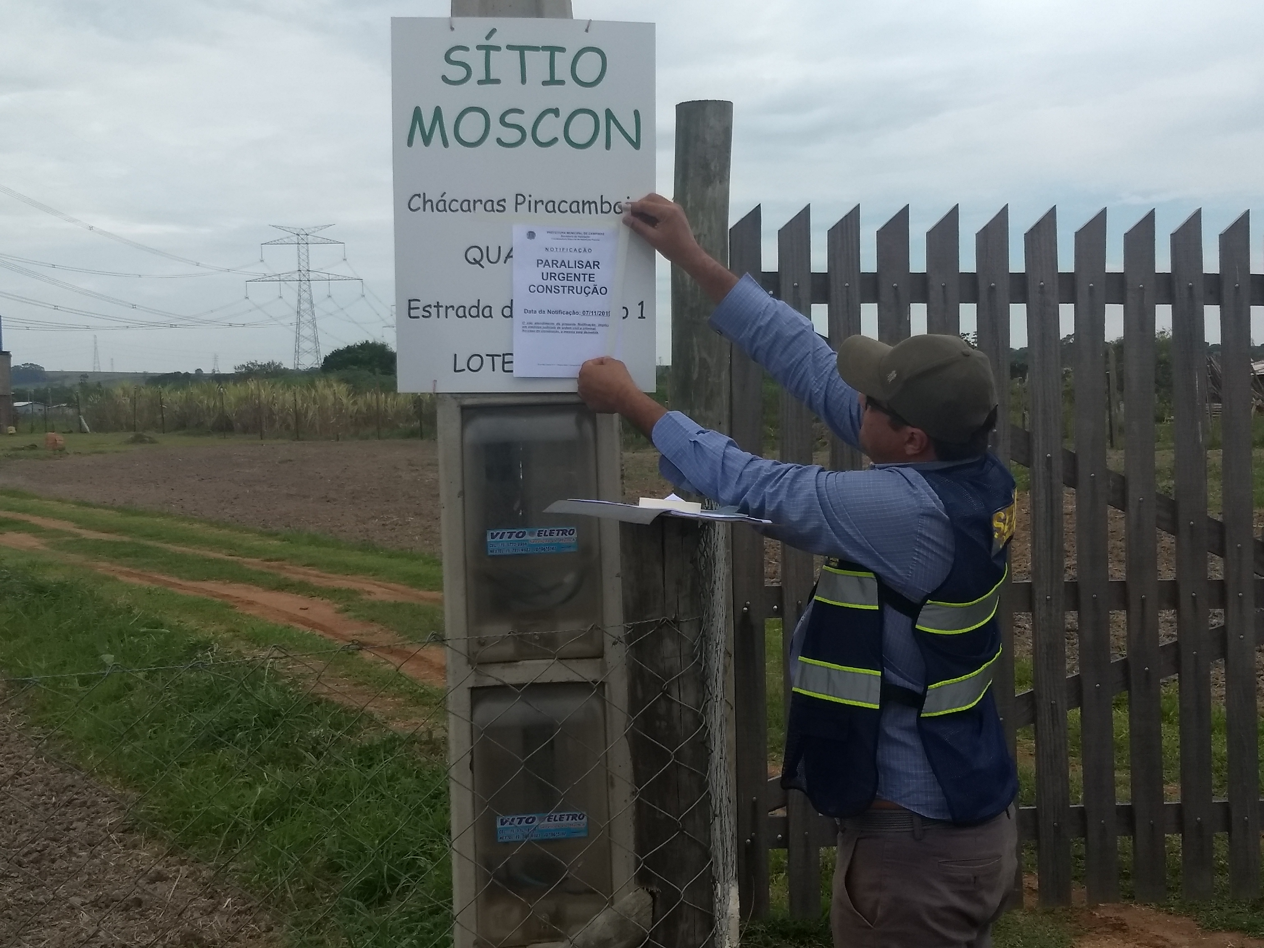 Fiscalização informa irregularidade...