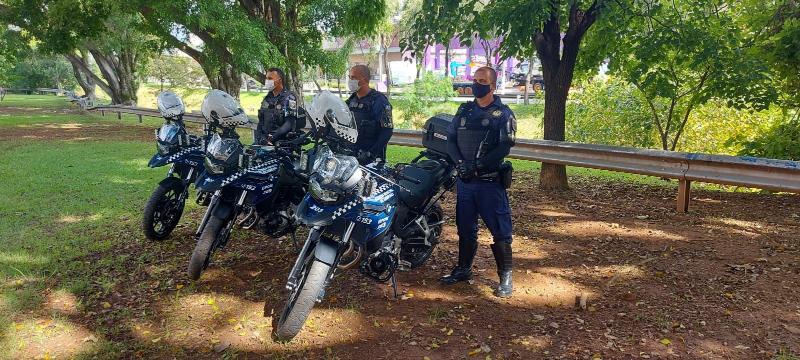 A Guarda Municipal participou da ação