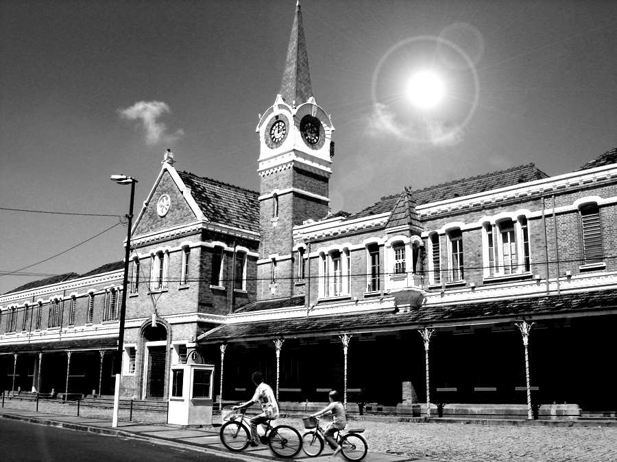 Foto premiada mostra a Estação Cultura Prefeito Antonio da Costa Santos e