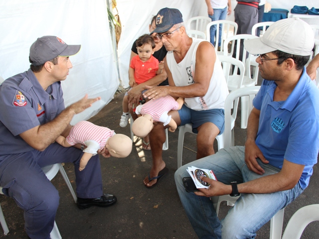 Participantes receberam noções de primeiros socorros