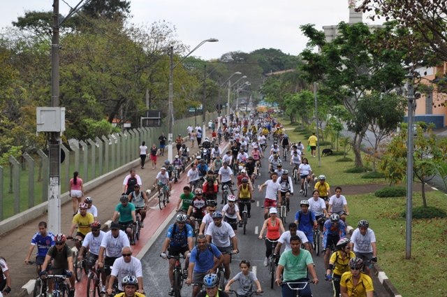 Passeio ciclístico organizado, em outra ocasião, pela Emdec