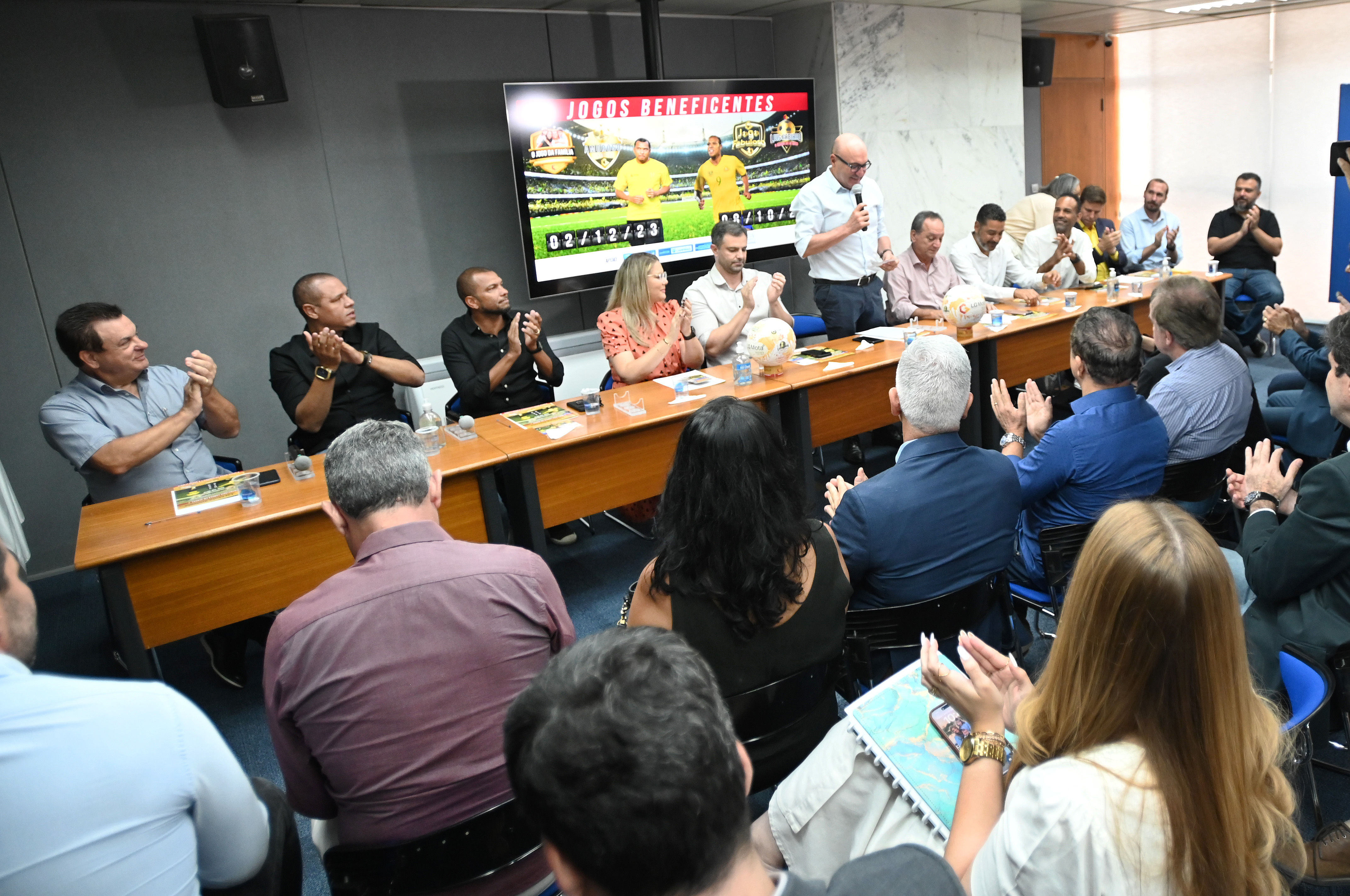 Apresentação dos jogos foi realizada na Sala Azul do Paço Municipal