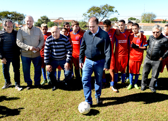 Foi feita parceria entre secretarias de Esportes, Serviços Públicos e Sanasa
