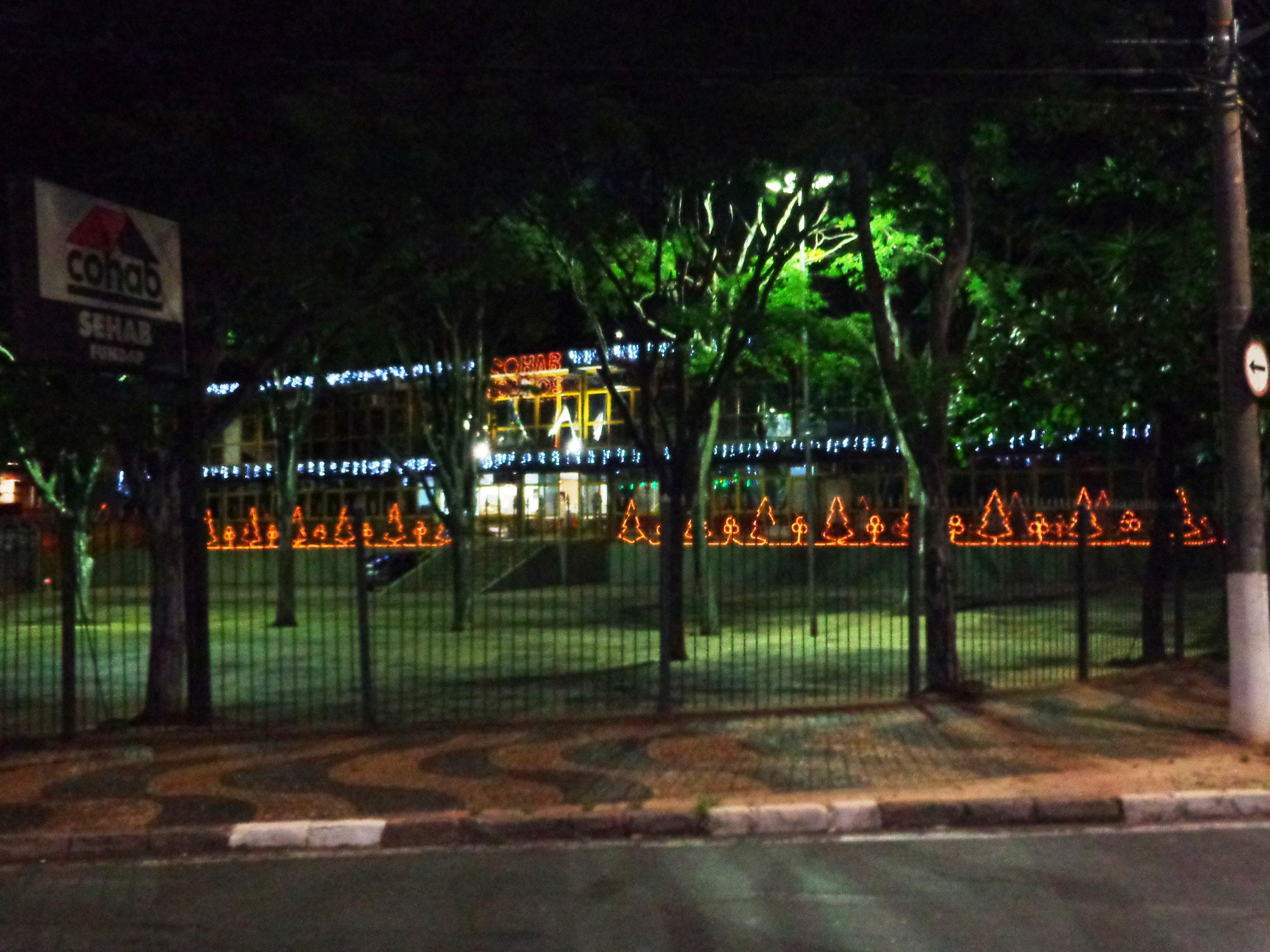 Decoração de natal da Cohab-Campinas