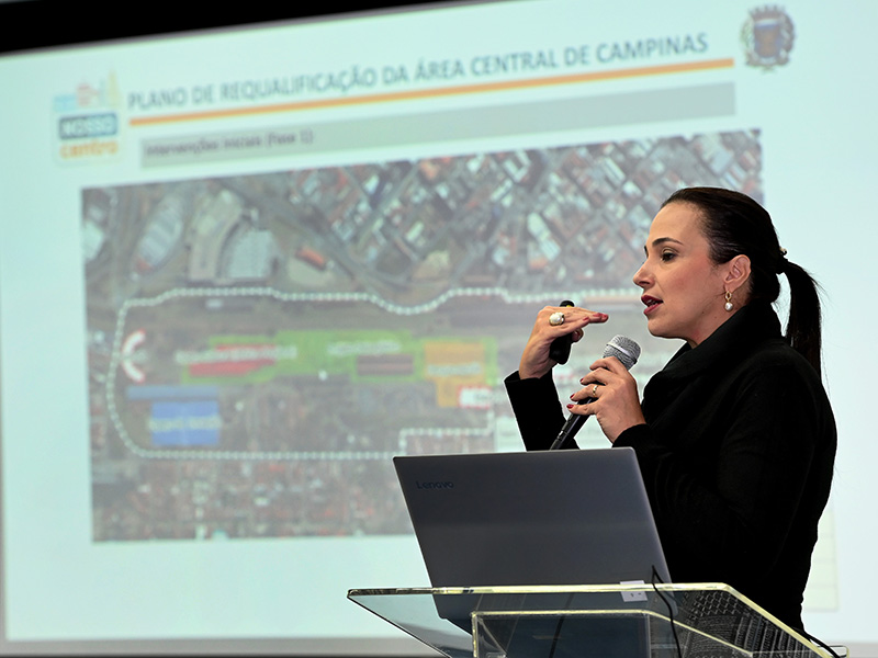 Carolina Baracat lembrou que conjunto de medidas visam revitalizar centro