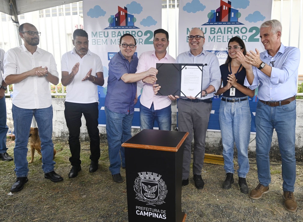 Ordem de serviço para o início das obras foi assinada nesta terça, 5, pelo prefeito Dário Saadi