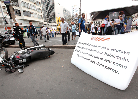 Motoqueiros também são alvo das orientação