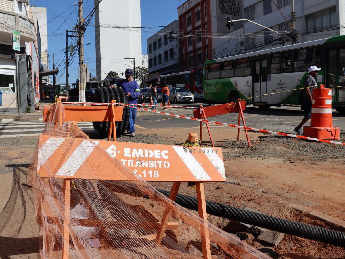 Obras de revitalização da avenida Dr. Campos Sales são principal motivo