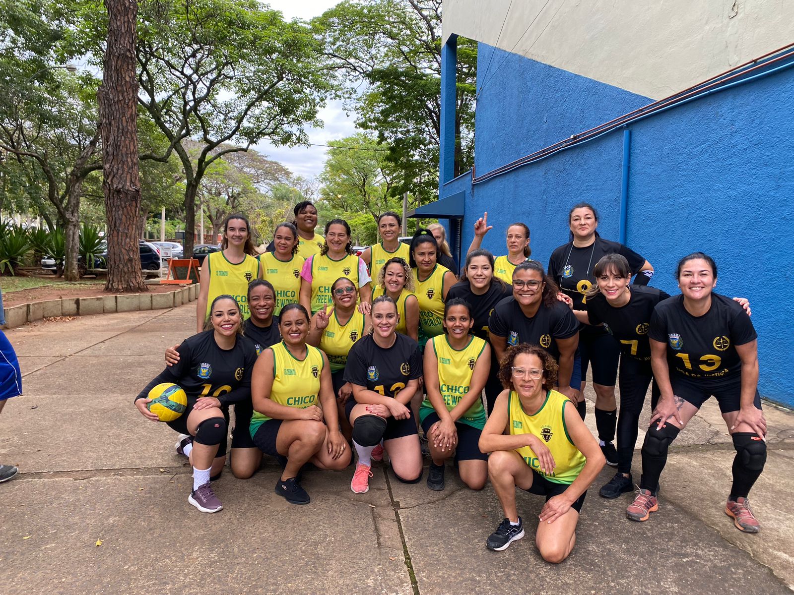 Times que disputaram a final de vôlei.