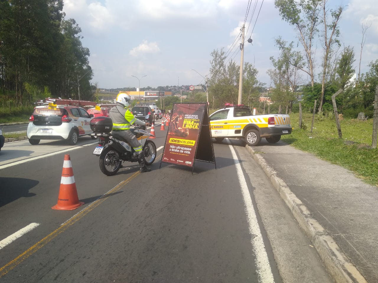 Avenida John Boyd Dunlop: moto apreendida com 665 autuações com mais de R$ 184 mil em multas