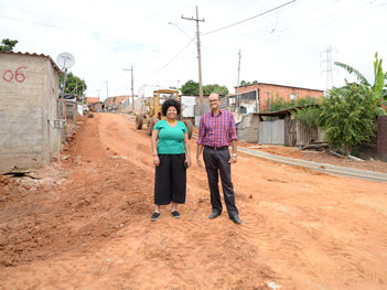 Técnicos foram visitar alguns núcleos residenciais