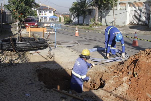 Sanasa está investindo na substituição das tubulações de água de Campinas