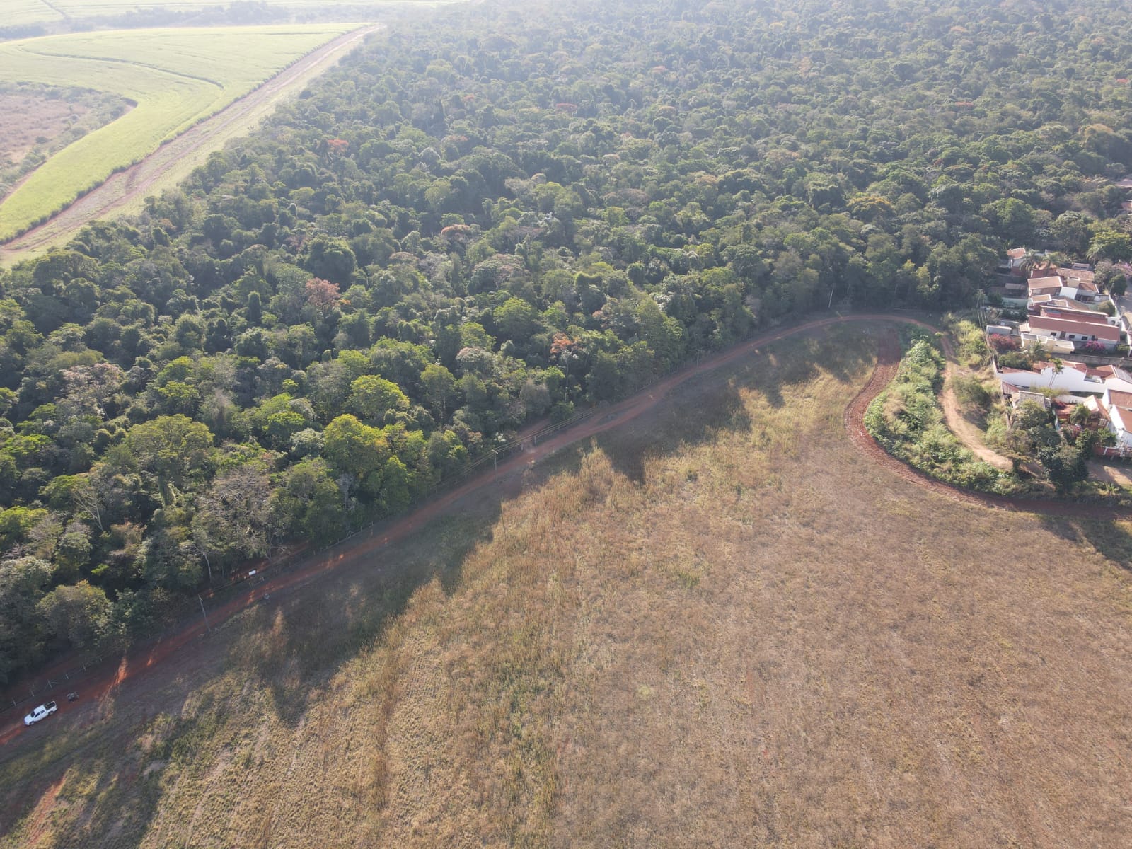 Divulgação/FJPO População pode colaborar denunciando focos de fumaça ou atitudes suspeitas próximas à reserva