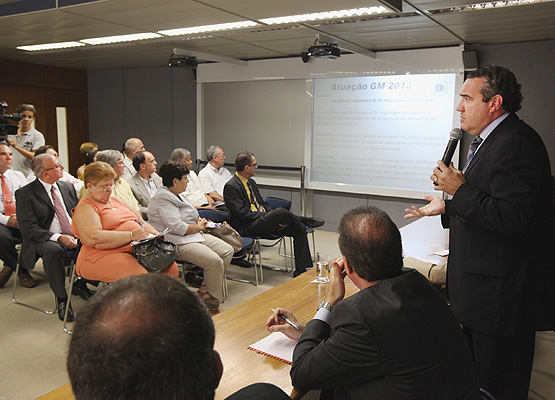 Secretário Luiz Augusto Baggio apresenta dados sobre Segurança na cidade