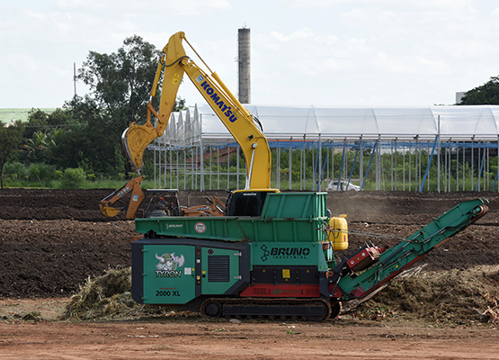 Usina Verde produz adubo orgânico 