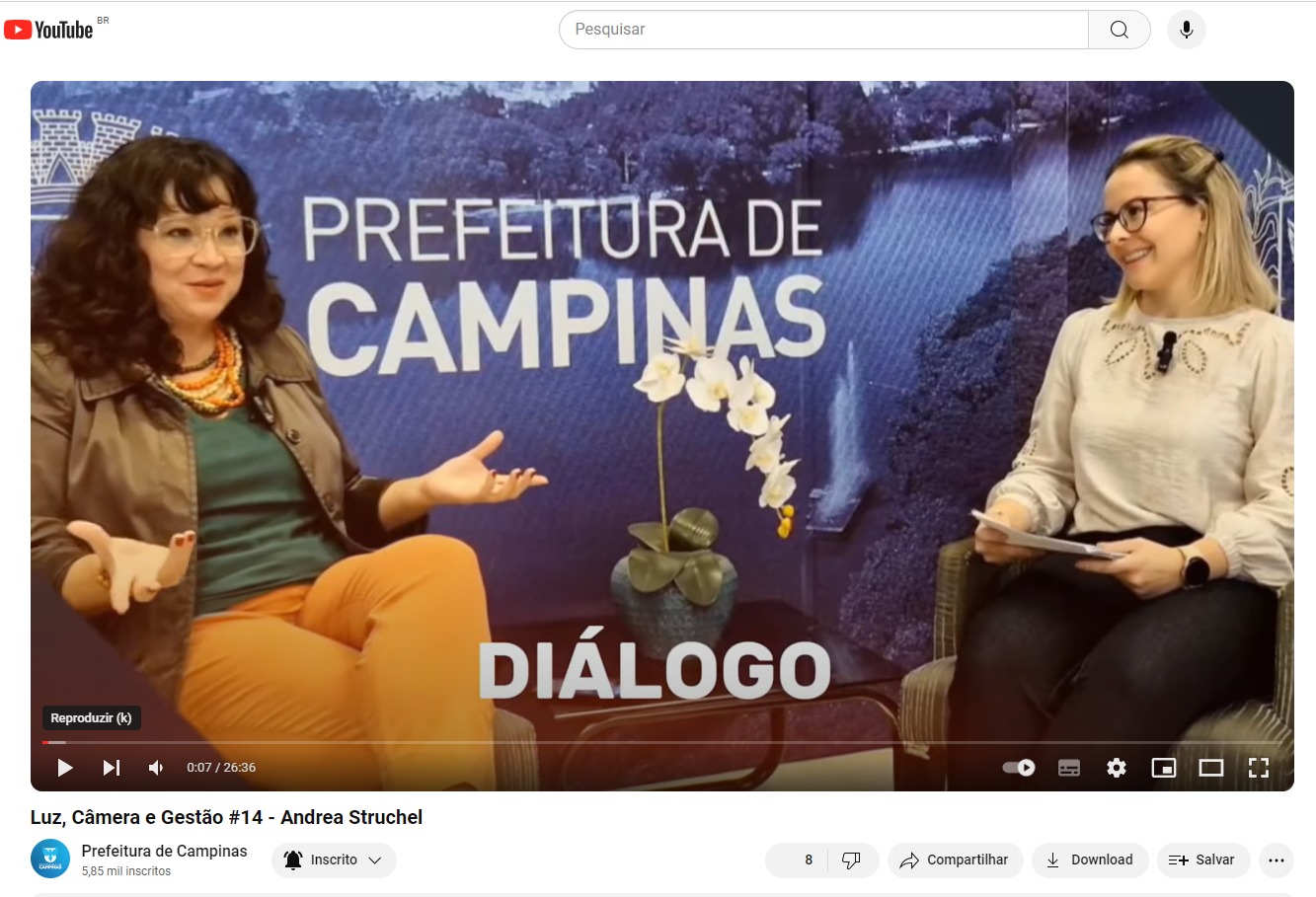 Andréa Struchel compartilha experiência adquirida na área de licenciamento ambiental