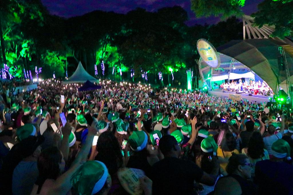 Apresentação da Orquestra Sinfônica na Concha Acústica