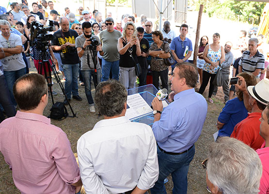 Cerimônia reuniu moradores do bairro