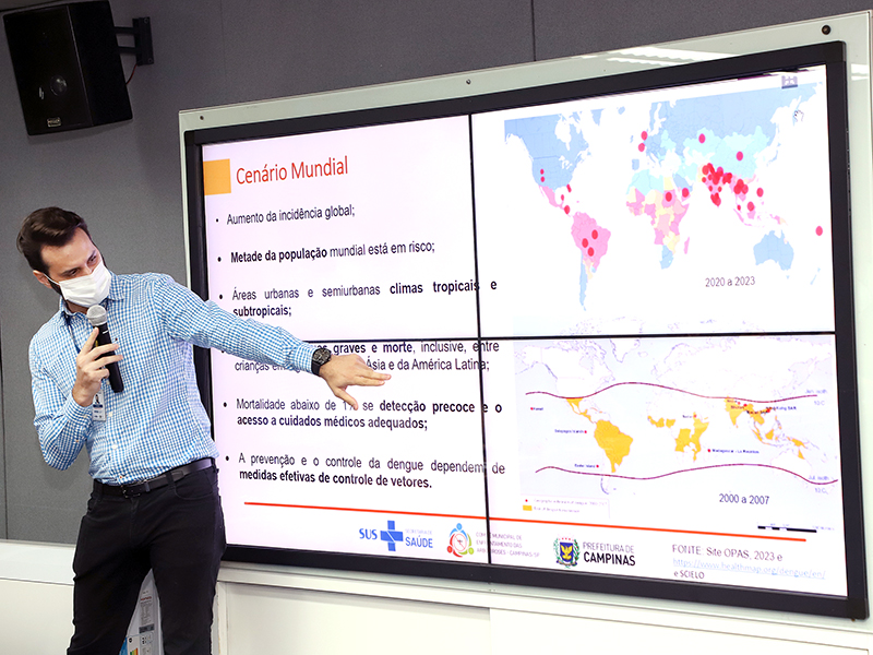 Coordenador de Arboviroses mostra crescimento de casos no mundo