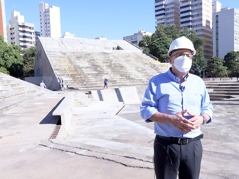 Prefeito Dário Saadi: "Obras dentro do cronograma"