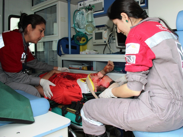 Acidentado recebeu cuidados imediatos