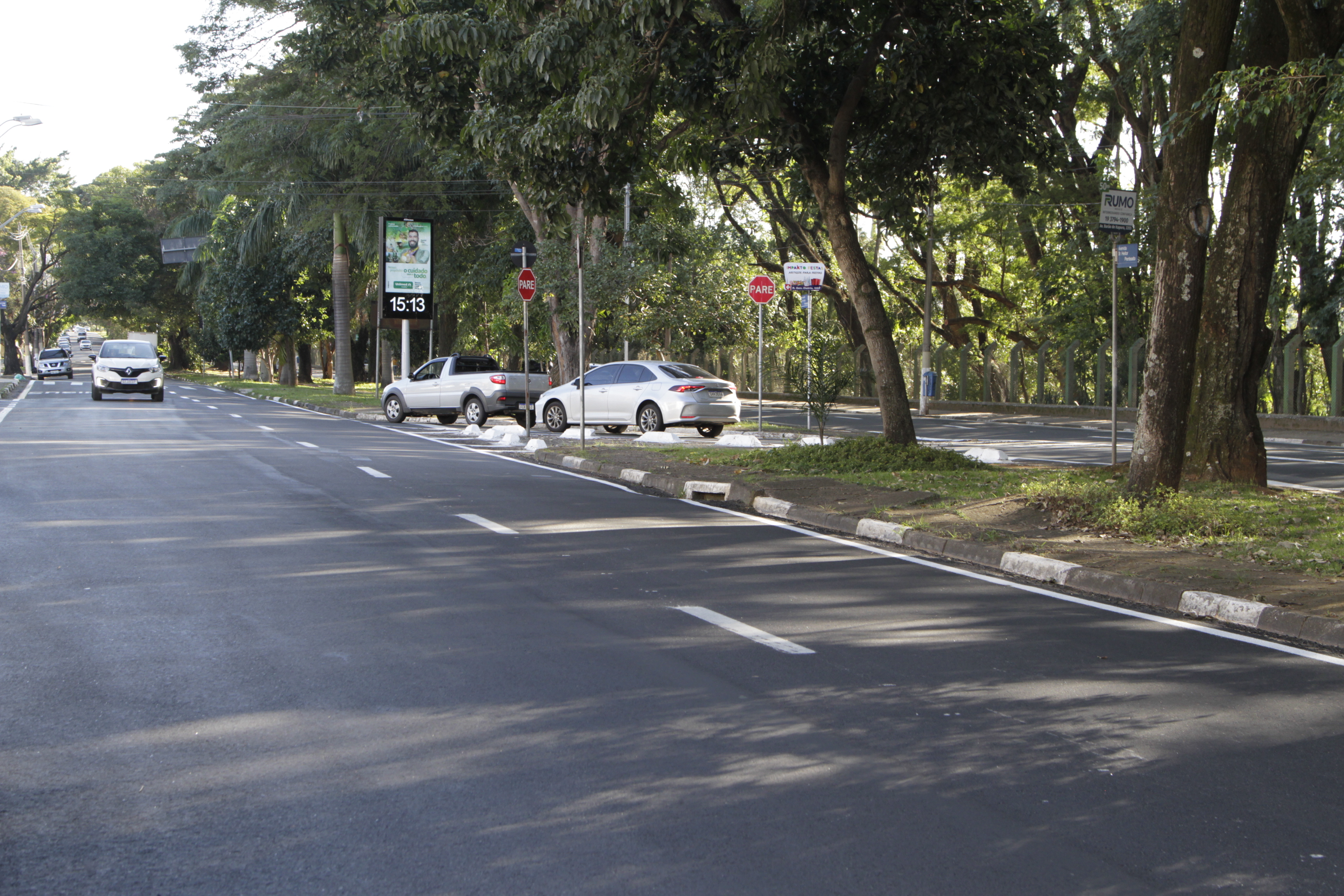 Heitor Penteado, avenida do Taquaral, também ganhou nova capa asfáltica