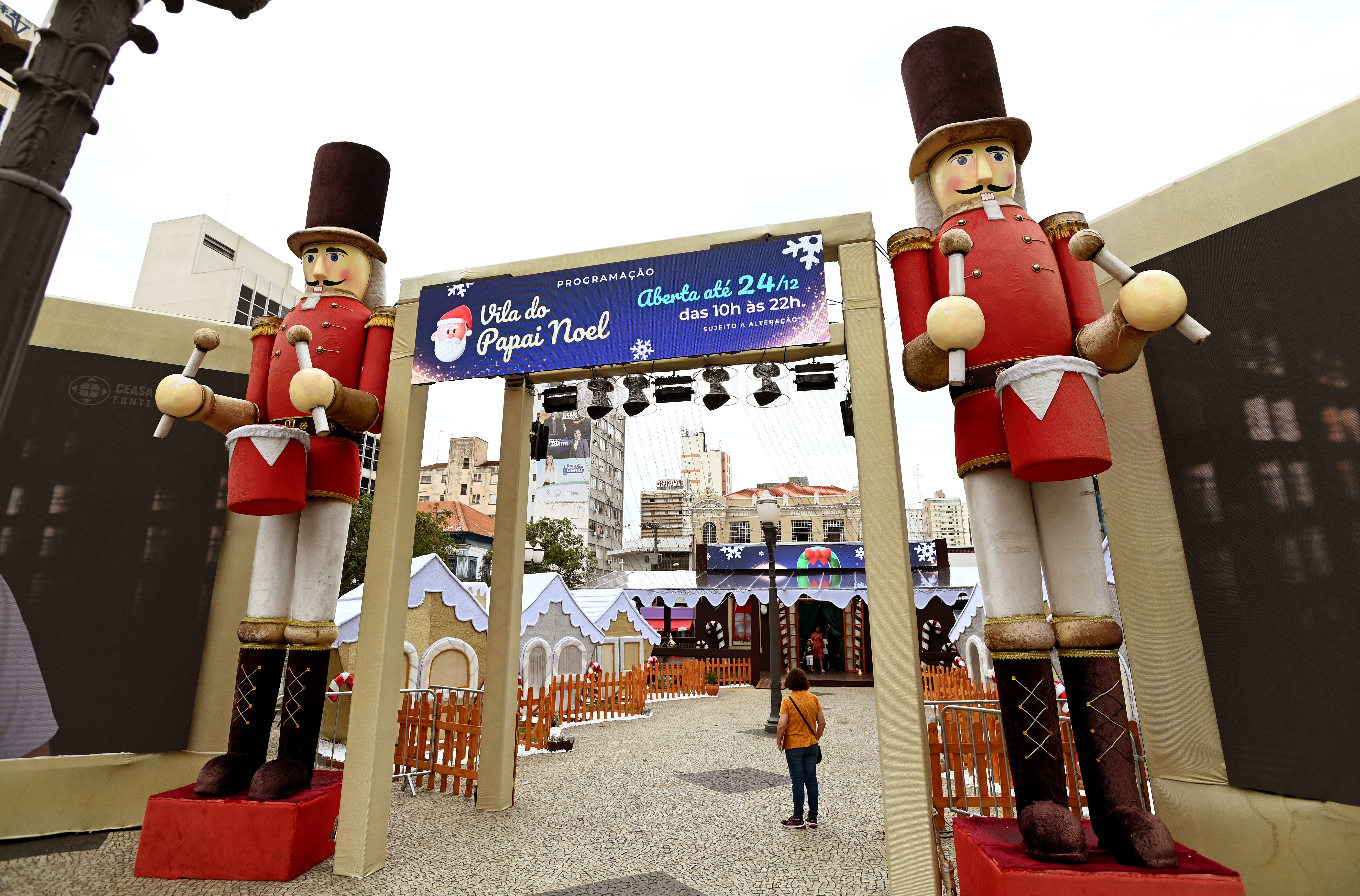 Vila do Papai Noel no Largo do Rosário abre todos os dias, das 10h às 22h