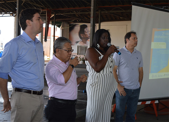 Secretária de Assistência, Eliane Jocelaine, falou aos jovens