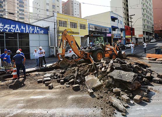 Abertura de valas está adiantada