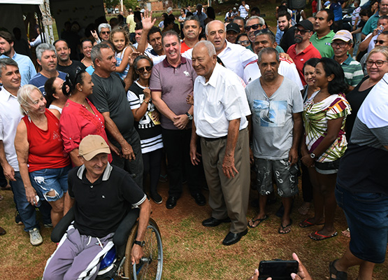 Evento contou com a participação dos moradores