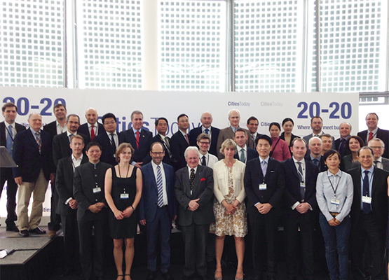 Prefeitos participantes do encontro