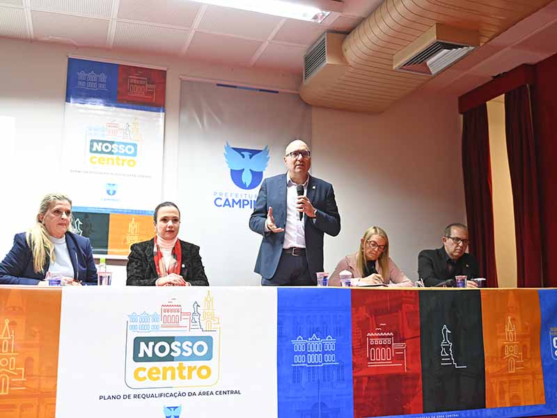 Prefeito fala em evento