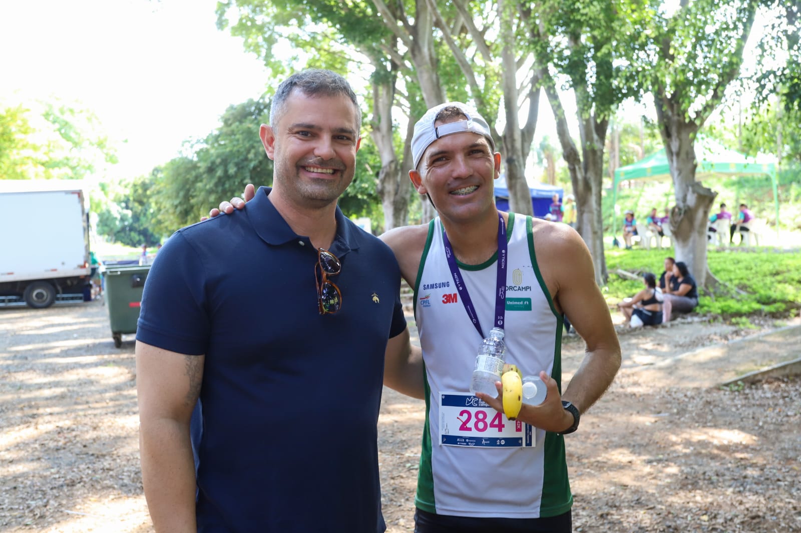 Fernando Vanin e Eder Uillian Oliveira da Silva, vencedor do masculino