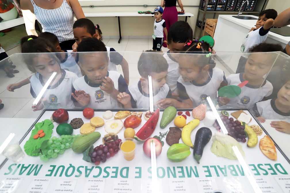 Educação alimentar é levada pelas crianças para a família