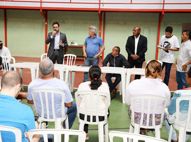 Riverete fala em evento no Núcleo Residencial Padre Josimo