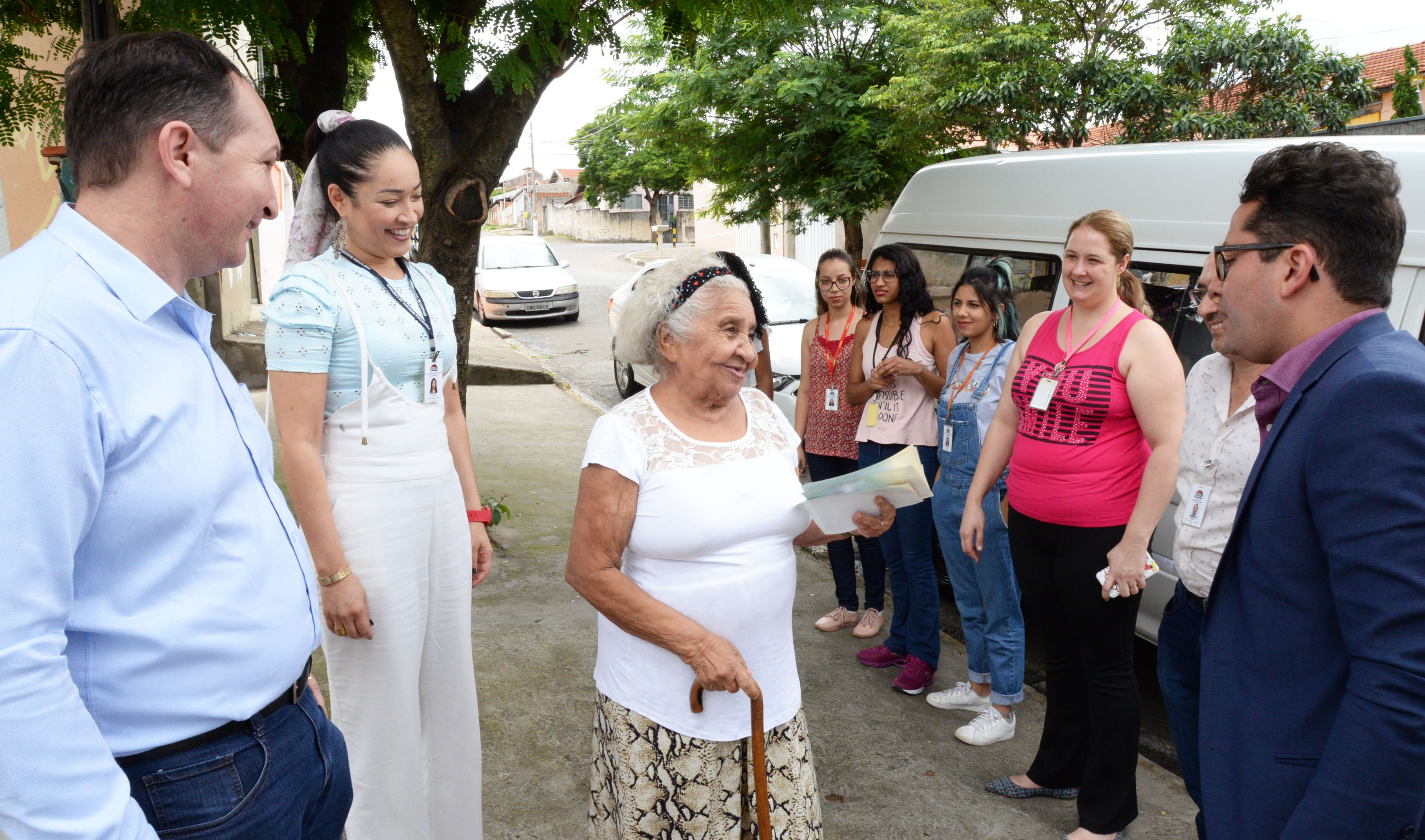 Familiares e equipe também partilharam a alegria...