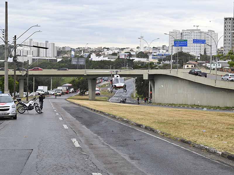 Até helicóptero da PM foi envolvido