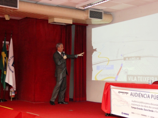 Barreiro mostrou futuro trajeto do BRT