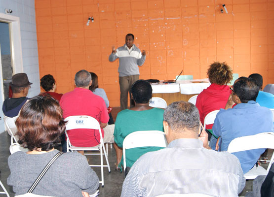 Palestra atraiu um bom público