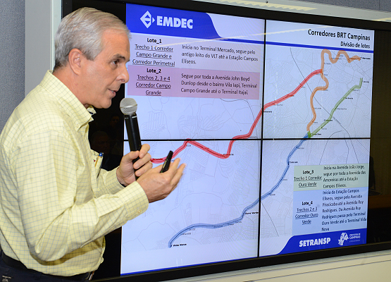 Barreiro apresenta projeto do BRT