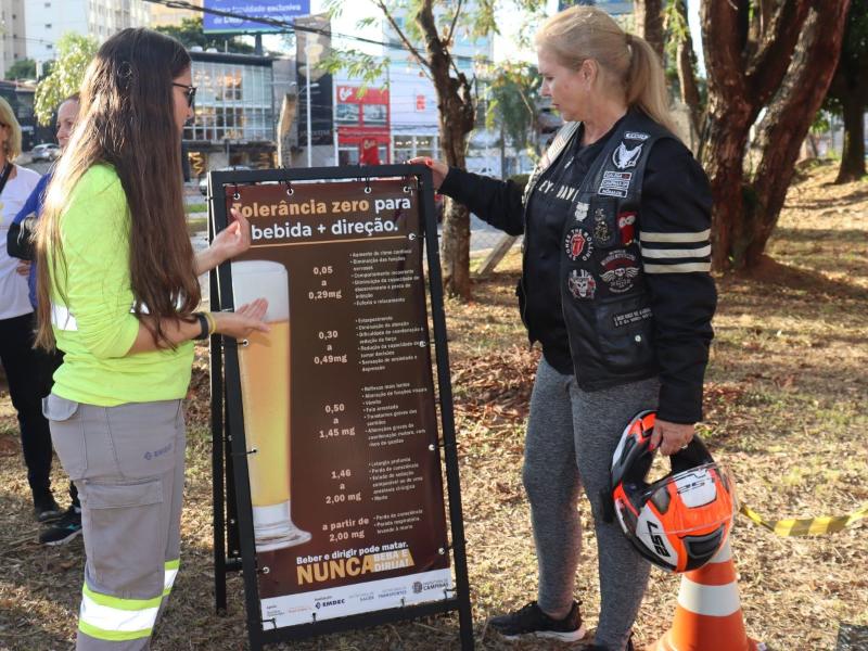 Campanha conscientiza sobre o respeito aos limites de velocidade das vias